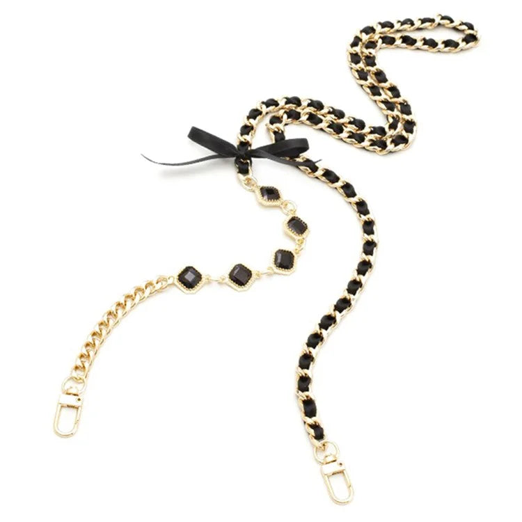 Crossbody Phone Lanyard Metal Phone Charm Cell Phone Chain Strap, Total Length: 120cm