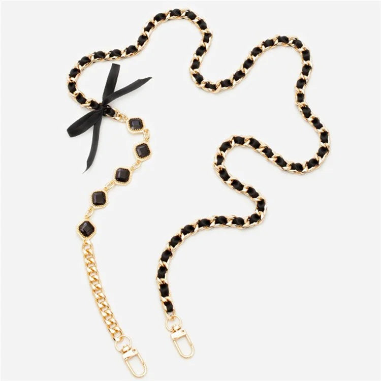 Crossbody Phone Lanyard Metal Phone Charm Cell Phone Chain Strap, Total Length: 120cm