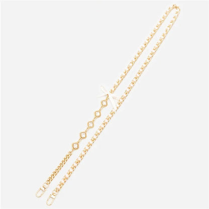 Crossbody Phone Lanyard Metal Phone Charm Cell Phone Chain Strap, Total Length: 120cm