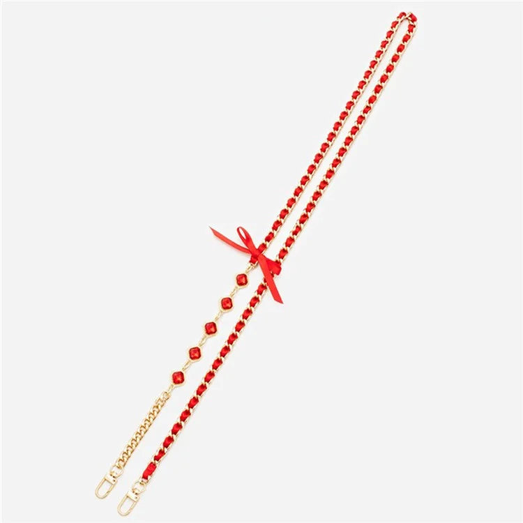 Crossbody Phone Lanyard Metal Phone Charm Cell Phone Chain Strap, Total Length: 120cm
