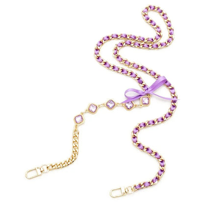 Crossbody Phone Lanyard Metal Phone Charm Cell Phone Chain Strap, Total Length: 120cm