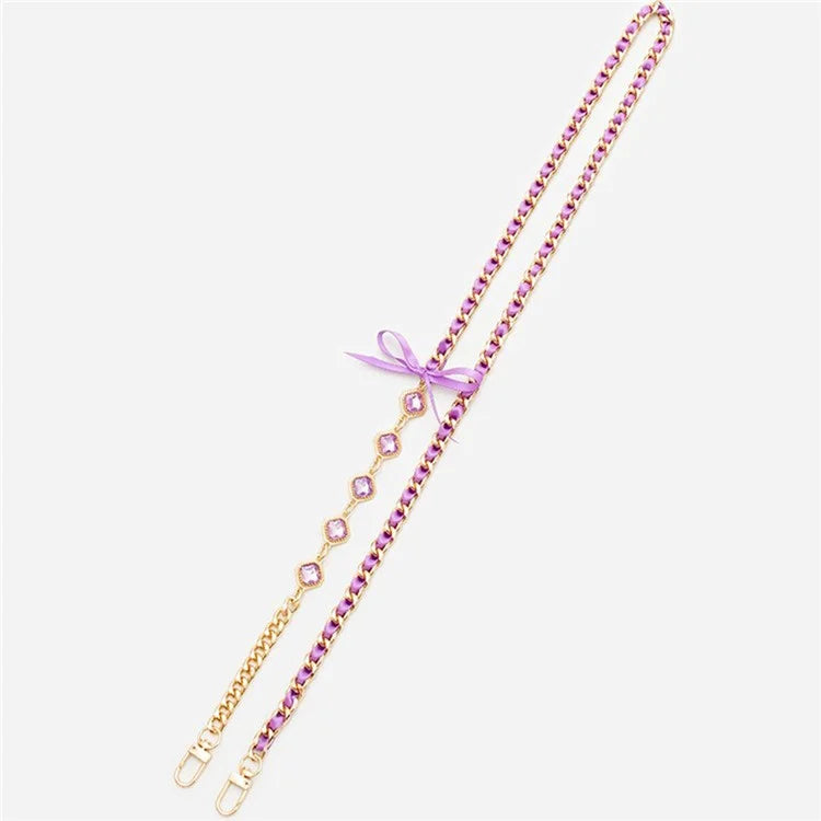 Crossbody Phone Lanyard Metal Phone Charm Cell Phone Chain Strap, Total Length: 120cm