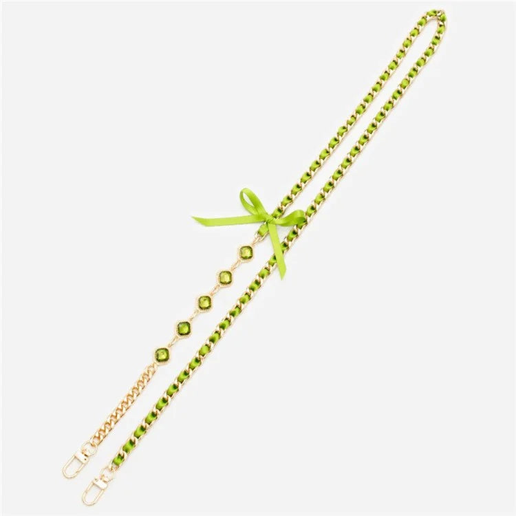 Crossbody Phone Lanyard Metal Phone Charm Cell Phone Chain Strap, Total Length: 120cm
