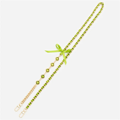 Crossbody Phone Lanyard Metal Phone Charm Cell Phone Chain Strap, Total Length: 120cm
