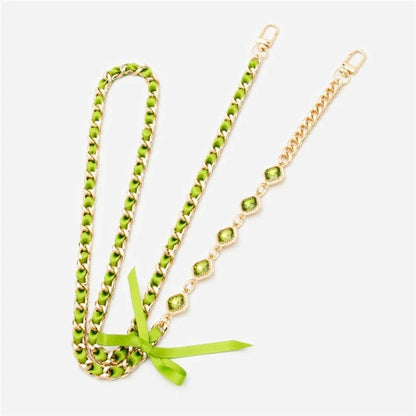 Crossbody Phone Lanyard Metal Phone Charm Cell Phone Chain Strap, Total Length: 120cm