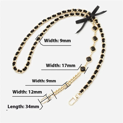 Crossbody Phone Lanyard Metal Phone Charm Cell Phone Chain Strap, Total Length: 120cm