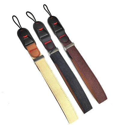 Quick Release Camera Wrist Strap for Canon EOS R10 / Nikon Z 9, Total Length: 32cm