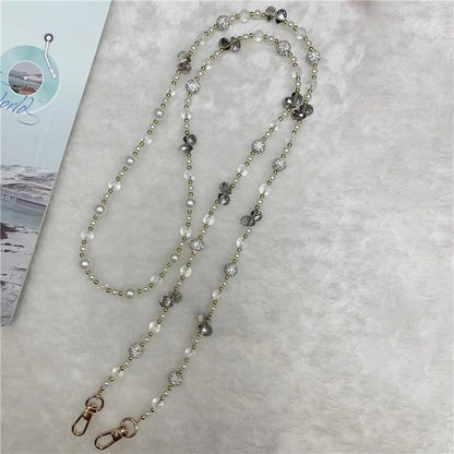 120cm Sparkling Diamond Beads Phone Strap Crossbody Chain