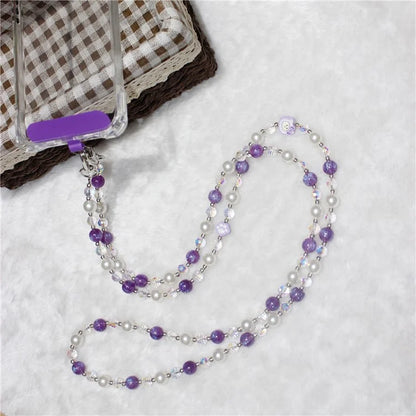 120cm KT Beads Phone Strap Crossbody Chain Phone Lanyard