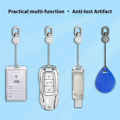 10Pcs / Pack Dial Decor Small Lanyard for Phone Case DIY Anti-Lost Rotating Strap Cell Phone Accessory