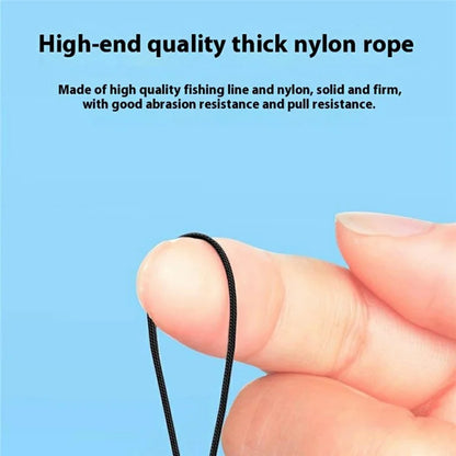 10Pcs / Pack Dial Decor Small Lanyard for Phone Case DIY Anti-Lost Rotating Strap Cell Phone Accessory