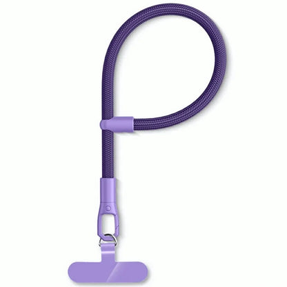 7mm Adjustable Wrist Strap Polyester Phone Lanyard with Tether Tab