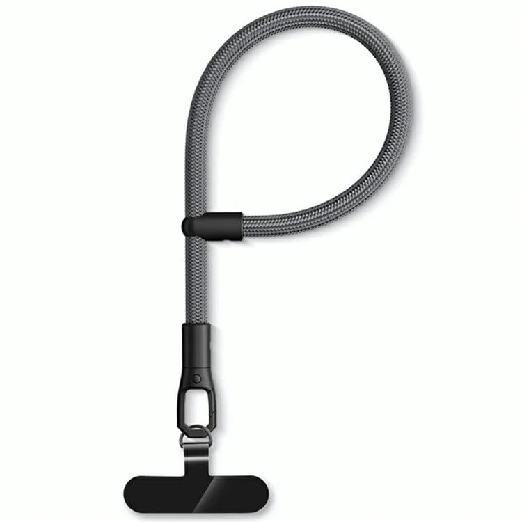 7mm Adjustable Wrist Strap Polyester Phone Lanyard with Tether Tab