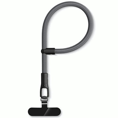 7mm Adjustable Wrist Strap Polyester Phone Lanyard with Tether Tab