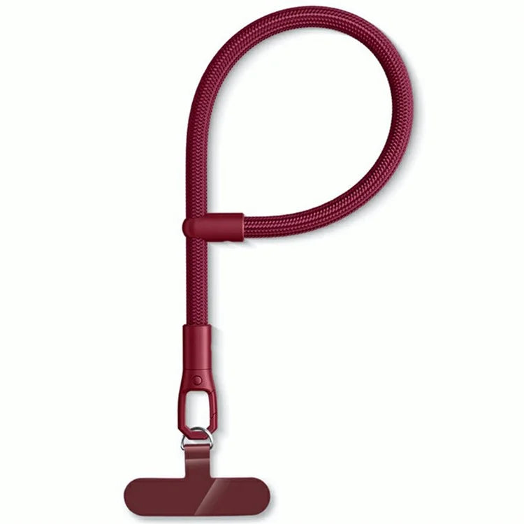 7mm Adjustable Wrist Strap Polyester Phone Lanyard with Tether Tab