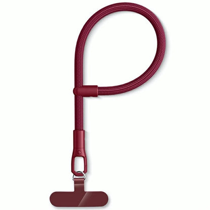 7mm Adjustable Wrist Strap Polyester Phone Lanyard with Tether Tab