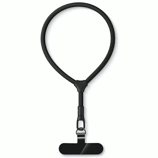 7mm Adjustable Ring Wrist Strap Polyester Phone Lanyard with Tether Tab