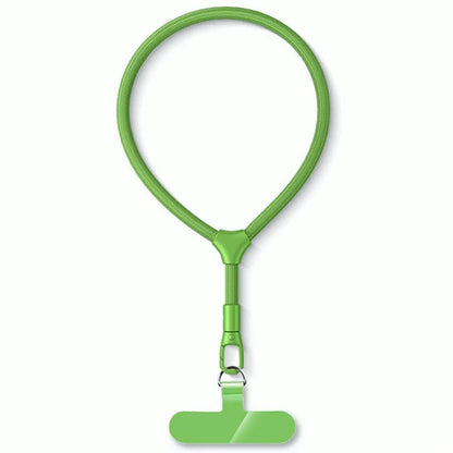 7mm Adjustable Ring Wrist Strap Polyester Phone Lanyard with Tether Tab