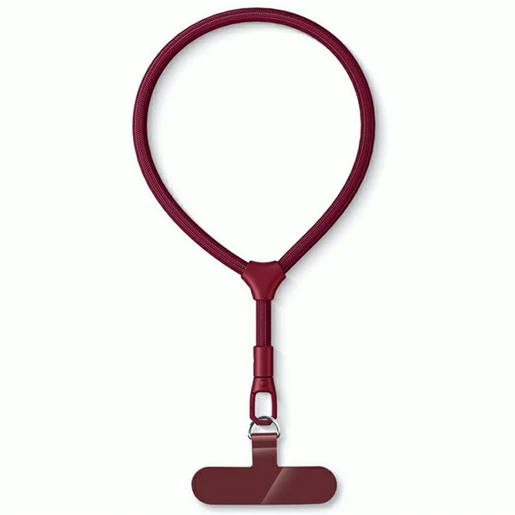 7mm Adjustable Ring Wrist Strap Polyester Phone Lanyard with Tether Tab