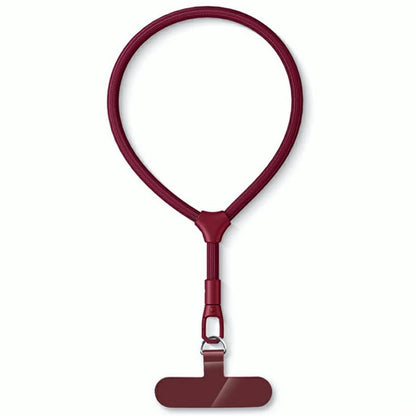 7mm Adjustable Ring Wrist Strap Polyester Phone Lanyard with Tether Tab