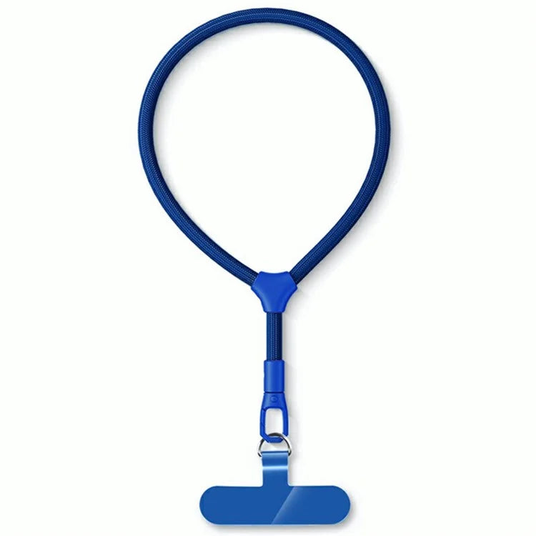 7mm Adjustable Ring Wrist Strap Polyester Phone Lanyard with Tether Tab