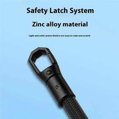 7mm Adjustable Ring Wrist Strap Polyester Phone Lanyard with Tether Tab