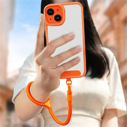 7mm Adjustable Ring Wrist Strap Polyester Phone Lanyard with Tether Tab