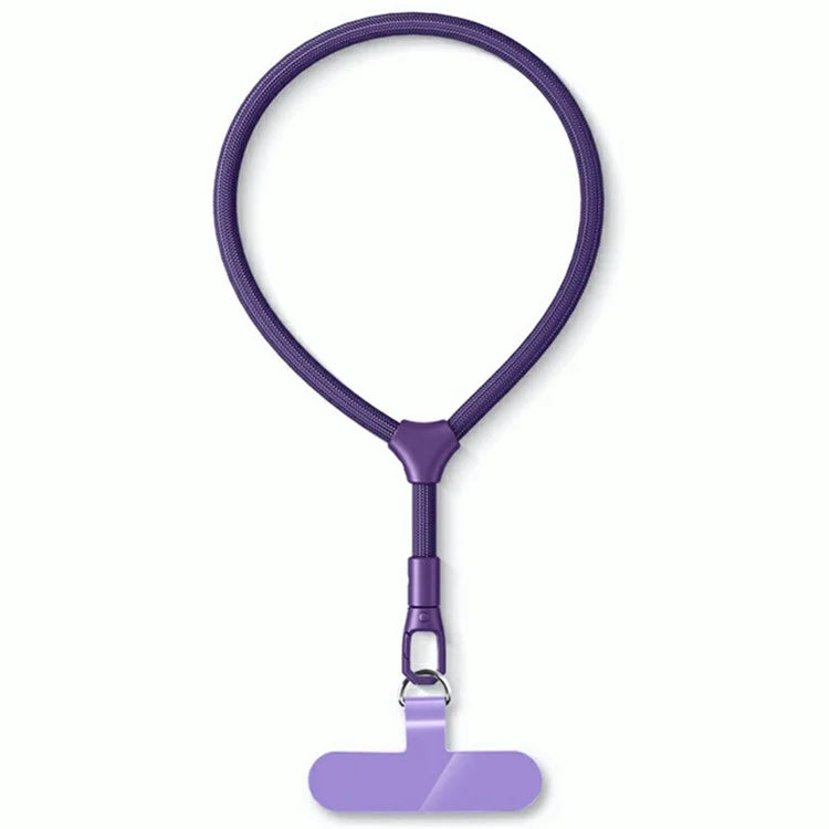 7mm Adjustable Ring Wrist Strap Polyester Phone Lanyard with Tether Tab
