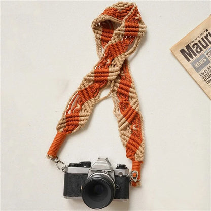 100cm Bohemian Style Hand-Woven Crossbody Strap for Phone, Camera Shoulder Strap Lanyard