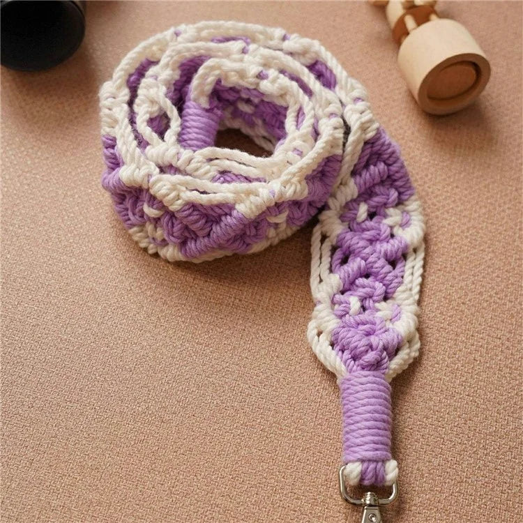 100cm Bohemian Style Hand-Woven Crossbody Strap for Phone, Camera Shoulder Strap Lanyard