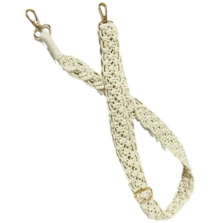 Bohemian Style Hand-Woven Crossbody Lanyard for Cell Phone Camera, 80-130cm Adjustable Bag Strap