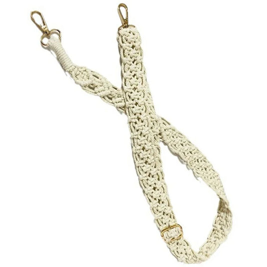 Bohemian Style Hand-Woven Crossbody Lanyard for Cell Phone Camera, 80-130cm Adjustable Bag Strap