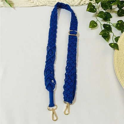 Bohemian Style Hand-Woven Crossbody Lanyard for Cell Phone Camera, 80-130cm Adjustable Bag Strap