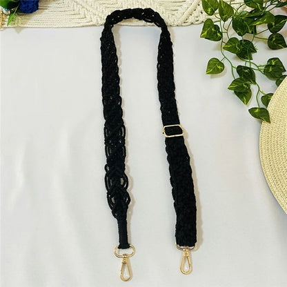 Bohemian Style Hand-Woven Crossbody Lanyard for Cell Phone Camera, 80-130cm Adjustable Bag Strap