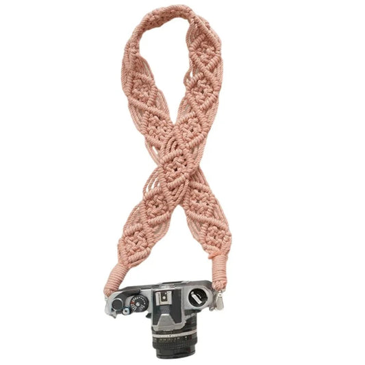 130cm Bohemian Style Hand-Woven Crossbody Strap for Phone, Camera, Bag Replacement Strap