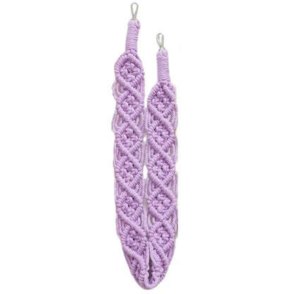 130cm Bohemian Style Hand-Woven Crossbody Strap for Phone, Camera, Bag Replacement Strap