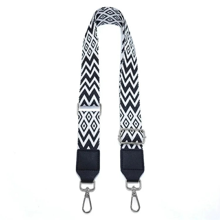 3.8cm Width Adjustable Replacement Shoulder Strap for Phone, Bag, Camera, Crossbody Strap with Silver Buckle
