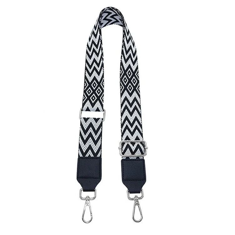 3.8cm Width Adjustable Replacement Shoulder Strap for Phone, Bag, Camera, Crossbody Strap with Silver Buckle