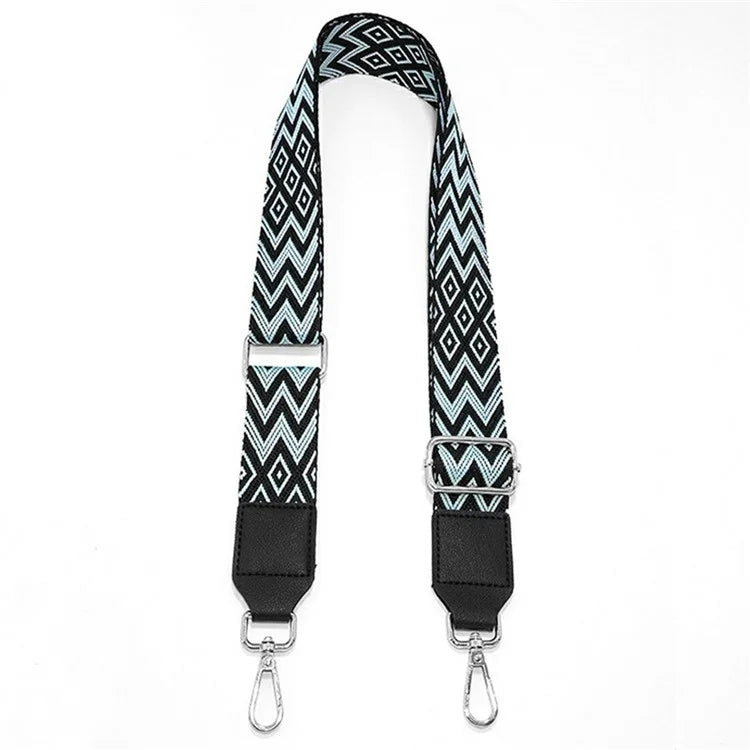 3.8cm Width Adjustable Replacement Shoulder Strap for Phone, Bag, Camera, Crossbody Strap with Silver Buckle
