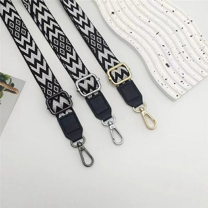 3.8cm Width Adjustable Replacement Shoulder Strap for Phone, Bag, Camera, Crossbody Strap with Silver Buckle