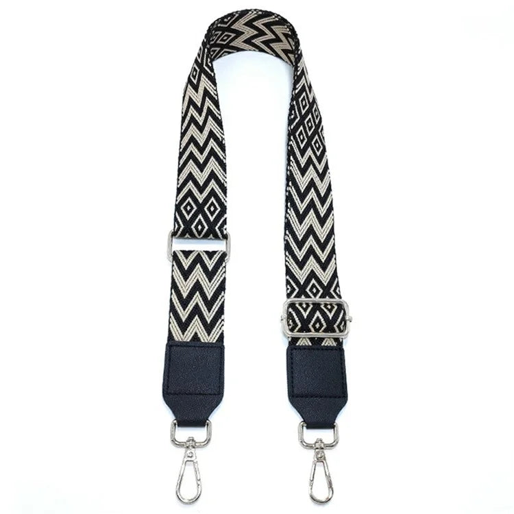 3.8cm Width Adjustable Replacement Shoulder Strap for Phone, Bag, Camera, Crossbody Strap with Silver Buckle