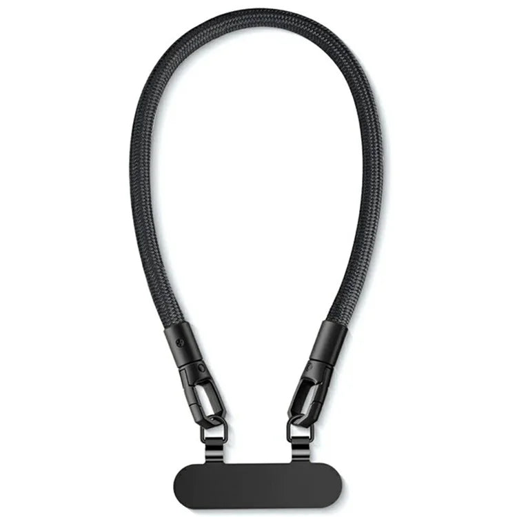 30cm Double Buckle Wrist Strap with Tether Tab, Anti-Loss Drop Protection Cell Phone Lanyard