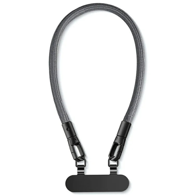 30cm Double Buckle Wrist Strap with Tether Tab, Anti-Loss Drop Protection Cell Phone Lanyard