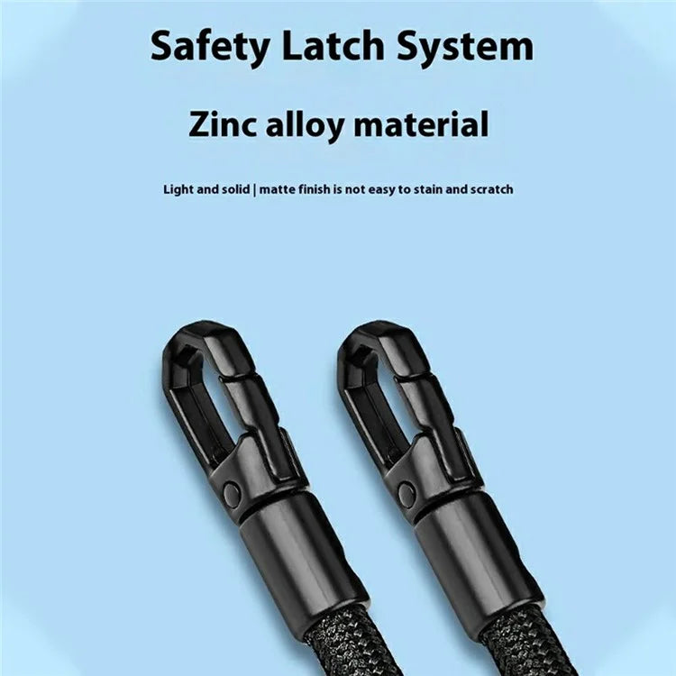 30cm Double Buckle Wrist Strap with Tether Tab, Anti-Loss Drop Protection Cell Phone Lanyard