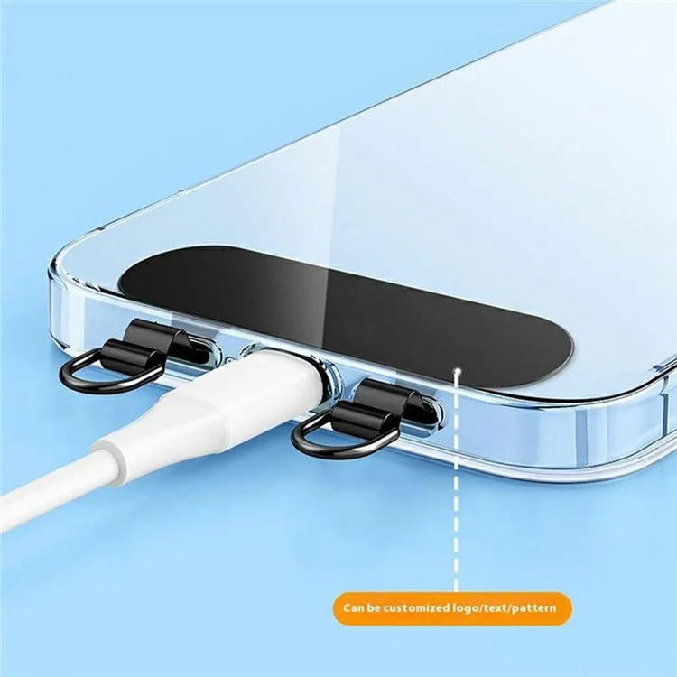 30cm Double Buckle Wrist Strap with Tether Tab, Anti-Loss Drop Protection Cell Phone Lanyard
