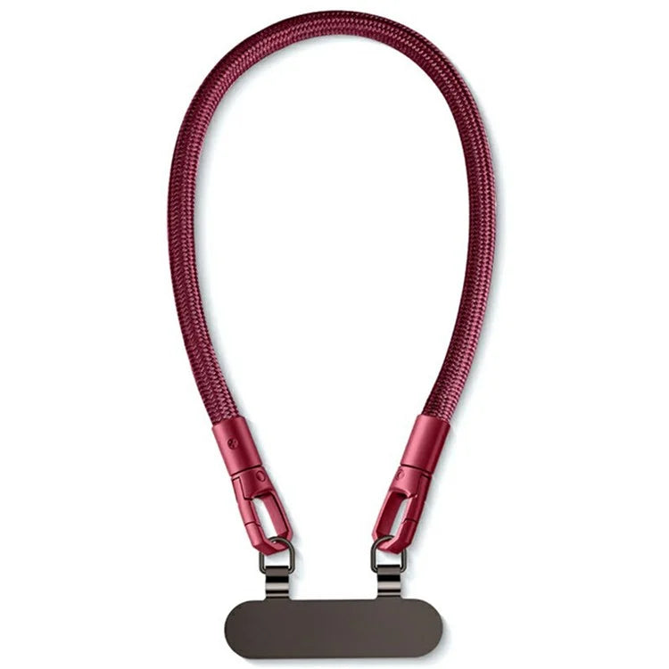 30cm Double Buckle Wrist Strap with Tether Tab, Anti-Loss Drop Protection Cell Phone Lanyard
