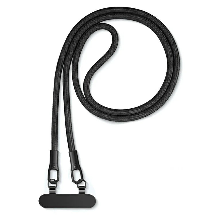 130mm Crossbody Strap with Tether Tab, Anti-Loss Drop Protection Double Buckle Cell Phone Long Lanyard