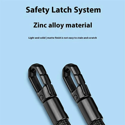 130mm Crossbody Strap with Tether Tab, Anti-Loss Drop Protection Double Buckle Cell Phone Long Lanyard