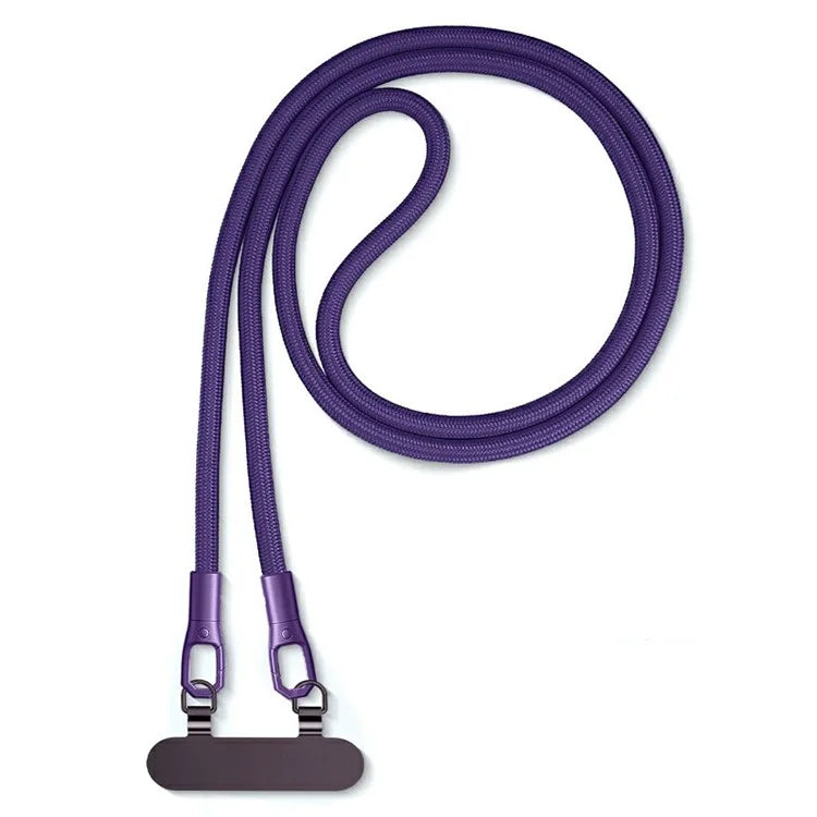 130mm Crossbody Strap with Tether Tab, Anti-Loss Drop Protection Double Buckle Cell Phone Long Lanyard