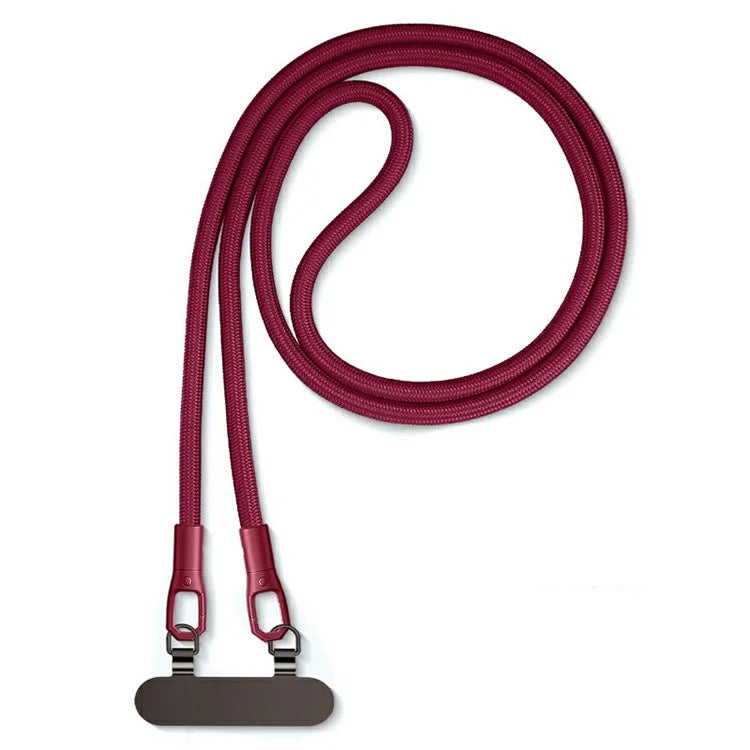 130mm Crossbody Strap with Tether Tab, Anti-Loss Drop Protection Double Buckle Cell Phone Long Lanyard